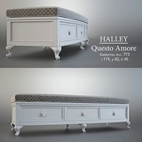 Modern Padded-stool from HALLEY Questo Amore