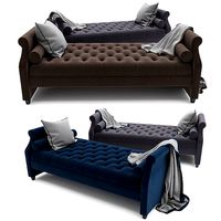 Modern Tufty Sofa Bed with Pillows