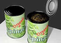 Spinach Tin Can