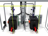 Viessmann Vitoplex 100-1700 boilers instalation