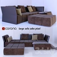 Large Sofa Saba Pixel