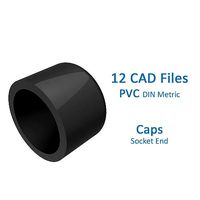 PVC Caps - Metric Socket End -