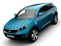 KIA Sportage SUV 3D Model