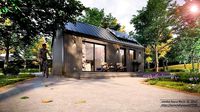 modern BUNGALOW tiny house vacation house on 32m2 MARJA 32