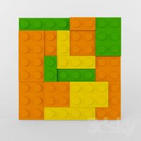 Lego wall panel