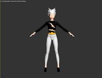 Garou Girl - One Punch Man 3D Model
