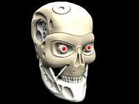 Terminator Head Skull