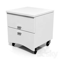 TATOO cabinet 2 drawers on wheels