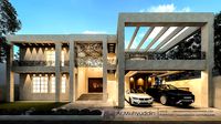 LUXURY MODERN HOUSE 3D MAX MODEL VRAY NEXT