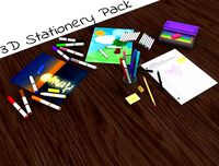 Stationery Pack - Game and Animation Ready