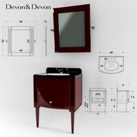 Devon & Devon mirror and furniture for bathrooms