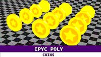 EPIC POLY - Star Coin with LOD