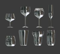 Glass Set - Wine glass and water glass