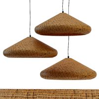 Chandeliers Rottan Set 8 3
