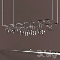 Rectangular bokaloderzhatel and handrail for support.