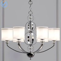 Golden Lighting 1030  6  CH Cerchi Six Light Chandelier