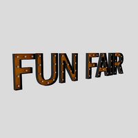 Funfair Sign With Bulb