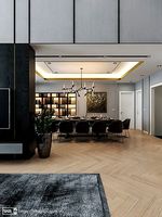 Apartment- Living room hall kichen scene 3D model 3D model
