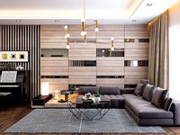Apartment- Living room hall kichen scene 3D model 3D model