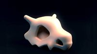 Cubone Skull - 3d printable model