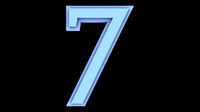FONT-060 Number 7