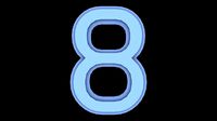 FONT-061 Number 8