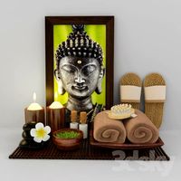 Decorative set for spa