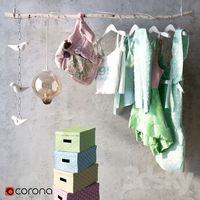 set of clothing for girls