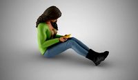 Bookworm Girl | 3D