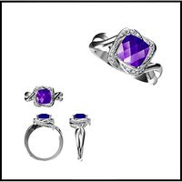 Affordable Color stonerings jewelcad | 3D