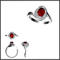 Affordable Color stonerings jewellery cad design | 3D