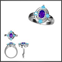 Affordable Color stonerings metal file for jewelry making | 3D