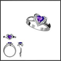 Affordable Color stonerings ring cad | 3D