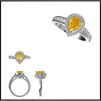Color stonerings sets rhinoceros 3d jewelry design | 3D