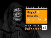 Ian McDiarmid - Palpatine - Darth Sidious - Star Wars | 3D