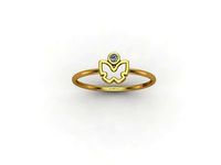 gold ring 34a | 3D