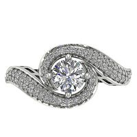 Luxury Woman Diamond Ring | 3D