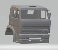 Kamaz Printable Cabin Truck | 3D