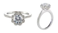 Woman Diamond Ring | 3D