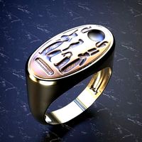 akhenaten ring | 3D