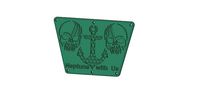 outboard trim for boat transom for 3d print cnc | 3D