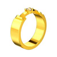 Tiffany Co T True Diamond Link Ring | 3D