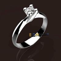 solitario Valentino   valentine ring | 3D