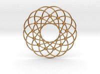 Paley Math Graph Pendant | 3D