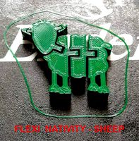 TWO FLEXI MODELS - Sheep and Cow - Nativity Collection - Belen | 3D