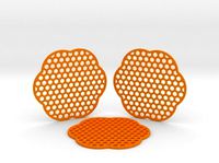 Grid Coasters | 3D