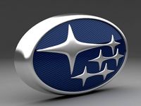 Subaru logo 3D Model