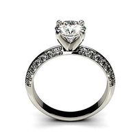 Four Prong Diamond Ring | 3D