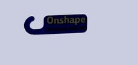 Onshape Do Not Disturb Door Hanger | 3D