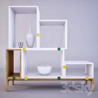 Stacked shelf
